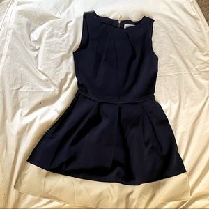 Closet Vintage Style Navy and cream dress